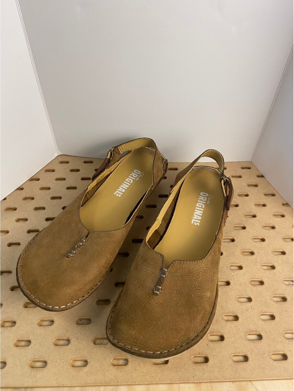 Clarks Originals Brown Suede Slingback Flats - Picture 6 of 11